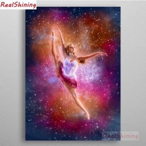5D Diy Diamond Painting Cross Stitch full Square Diamond Embroidery Dancing girl picture for room Decor H2345
