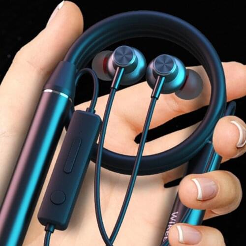 EDUP 80 Hours Endurance Bluetooth Headphone Bass Wireless Headphones with Mic Stereo Neckband Earphones Sport Headset TF Card