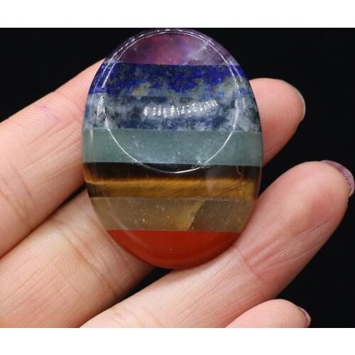 Natural Stone Beads Scraping Plate Reiki Healing Gemstones For Jewelry Making DIY Necklace Pendant Accessory Without Hole