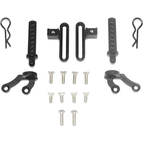 For AXIAL SCX10 II UMG10 1/10th AXI90075 RC Car Aluminum Alloy Front Car Shell Column Fixing Mount Kit
