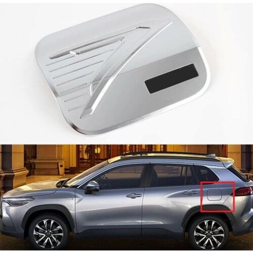 For Toyota Corolla Cross (XG10) 2020 2021 Chrome Fuel Gas Cap Tank Oil Cover Gas Cap Car Styling Accessories