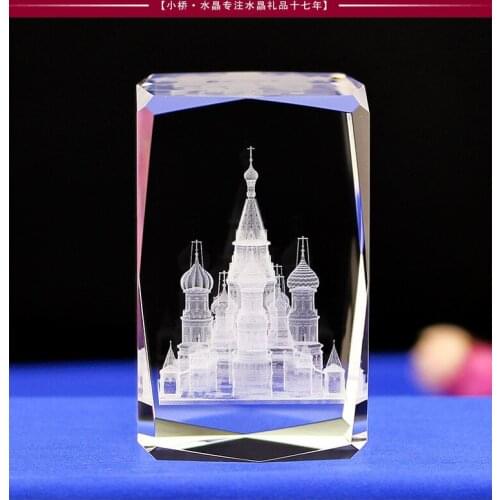 Efficacious HOME family Talisman- Islamism Islam Mosque Church Figurine 3D Crystal statue --free shipping cost