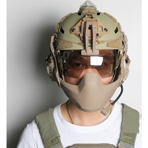 FMA Clear Batlsking Viper Visor Anti Fog Paintball Tactical Goggles For Helmet 3mm Thick Lenses TB1361