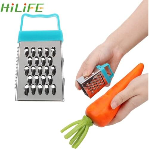 HILIFE Multifunction Grater Handheld Slicer Mini 4 Sides Fruit Vegetable Tool Kitchen Tool Gadget 7*3.5CM