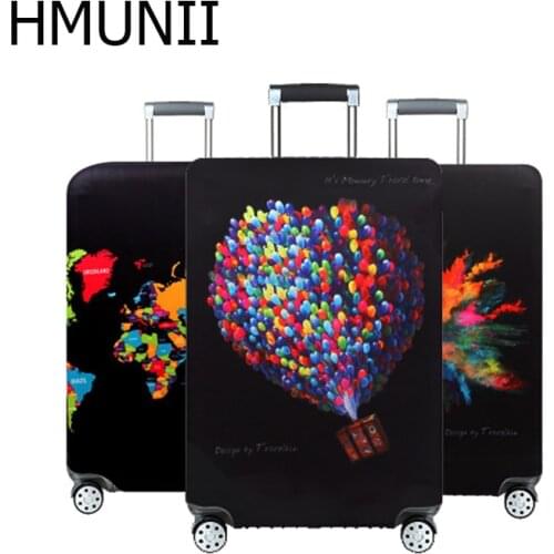HMUNII Multi-function Travel Accessories Travel Luggage Cover Dustproof Suitcase Protective Cover Fit for 18-32 Inch Luggage
