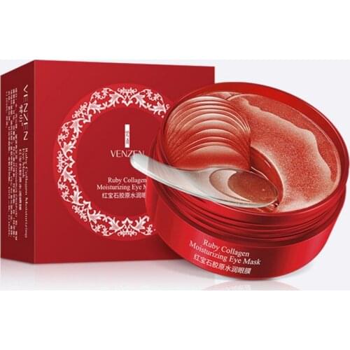 Eye Mask 60pcs Remover Dark Circle Anti Wrinkle Eye Skin Care Collagen Eye Patches Under Gel Sleep Mask Eye Moisturizing Gel