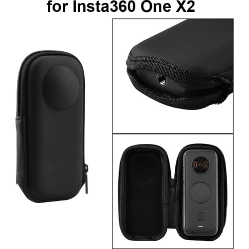 Portable Mini PU Storage Bag for Insta360 One X2 Panoramic Action Camera Waterproof Carrying Case Protective Box Accessories