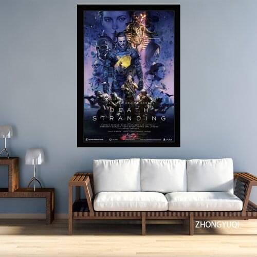 Death Stranding PS Game Comics Poster Quality Wall Art Painting Print On Canvas Bar Cafe Room Poster Pictures Home Decor