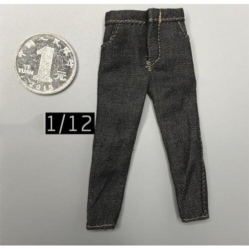 Scale 1/12th Fashion Casual Jeans Pants For SHF 3ATOYS 6inch Movable Body Figures Collection