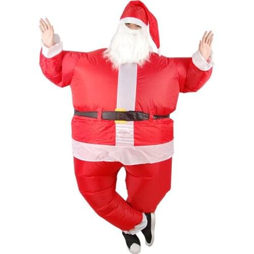 Christmas inflatable Santa Claus clothing doll model costume props Cartoon doll