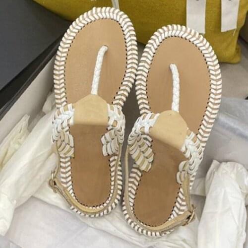 Women Shoes Summer Ladies Casual Sandals Black Flats Chaussure Female New Peep Toe Sandalias Buckle Strap Fashion Sandles