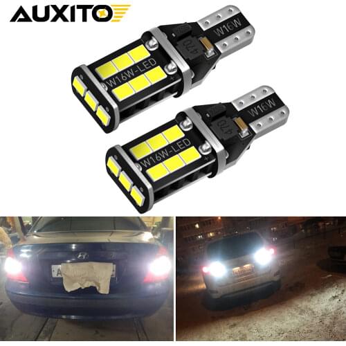 2x T15 LED Canbus 921 W16W Car Backup Reverse Bulb Lights For Kia Sportage Ceed Rio 3 4 K2 K5 Sorento Soul Cerato Picanto Optima