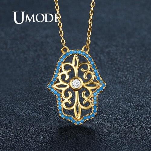 UMODE Cute Penguin Pendants Necklaces for Women Zircon Necklace Special Gold Color New Fashion Jewelry Party Accessories UN0241A
