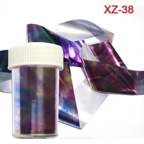 1.2m / Roll Nail Art Transfer Foil Holografic Gradient rainbow Manicure DIY 3D Nail Design Wrap Decor Trendy Fashion Stickers