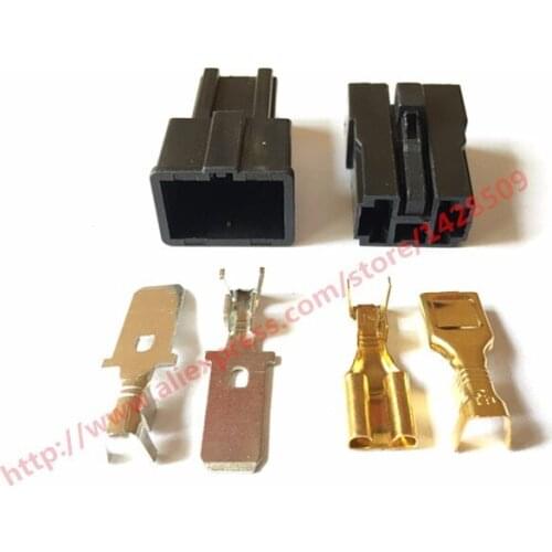 5 Set 2 Pin Female And Male Auto Toyota Map Sensor Connector Battery Speaker Wire Connector Plug