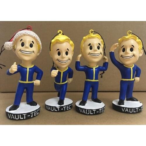 2018 Gaming Heads Fallout 4 Vault Boy 1 PVC Action Figure Kids Toy Christmas Gifts