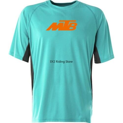 2021 Cool Feeling Short Sleeve Dirt Bike Tshirt Motocross Jersey Downhill Mountain Bike Enduro Jersey Quick Dry BMX MTB Tops