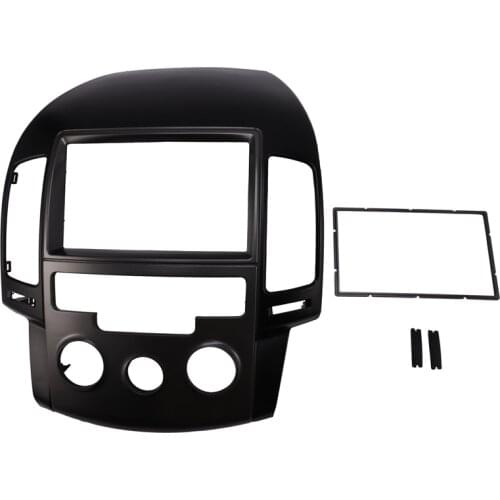 2Din - Left Hand Drive Stereo Panel Radio Dash Kit Mounting Trim Frame For Hyundai I30 2009 FD I30CW