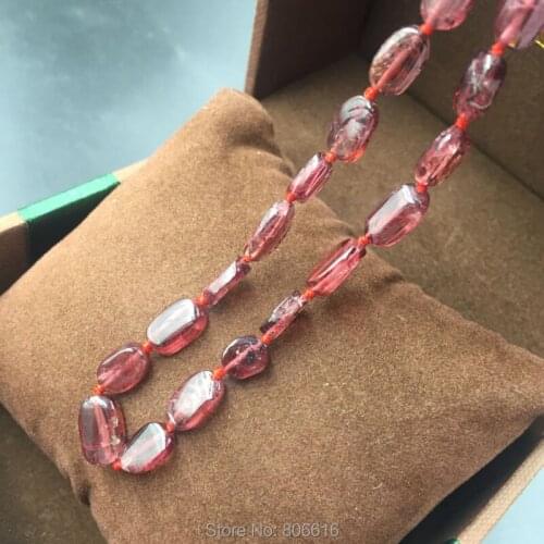 5*7MM/W 20Pcs Natural Garnet Bead Semi-precious Stone Jewelry Loose Beads