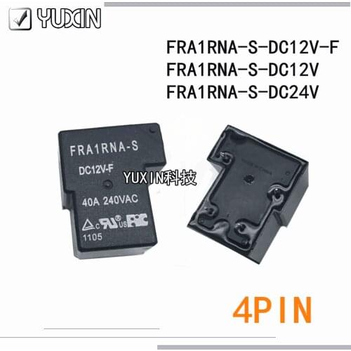 5PCS/LOT 100%Original&New Relay FRA1RNA-S-DC12V FRA1RNA-S-DC24V FRA1RNA-S-DC12V-F FRA1RNA S DC12V FRA1RNA-S 240VAC 4PIN 40A