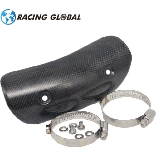 ALCON-Muffler Exhaust Link Pipe Protector Heat Shield For Ninja MT09 Z750 R6 GSXR600 GY6 Scooter Racing Motorcycle