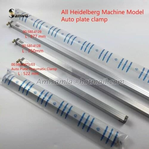 SM52 SM74 SM102 CD102 XL105 Automatic Plate Clamp 00.580.4473/03 & 00.580.4128/03 & 00.580.4129/03 & 87.334.017/01 & F4.334.039