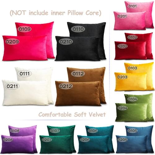 Velvet Blending Cushion Cover Throw Pillows Case for Living Room Bedroom
