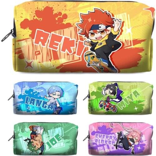 Anime SK8 The Infinity Miya RekiI Joe Cosplay Unisex Pen Bag Cartoon Stationery Box Pencil Case School Student Fashion Gifts