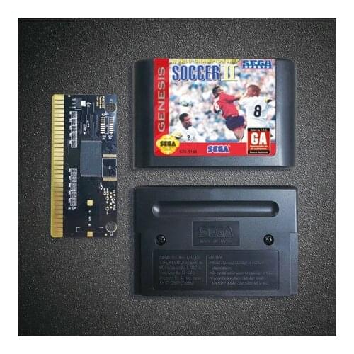 World Championship Soccer 2 - 16 Bit MD Game Card for Sega Megadrive Genesis Video Game Console Cartridge