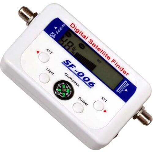 SF-006 Digital Satellite Finder Satellite Signal Meter Mini Satellite Signal Finder Meter with LCD Display Satfinder with Compas