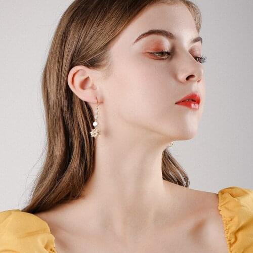 DARA Temperament Fashion Flower Ball Women Earring 2021 New Coming