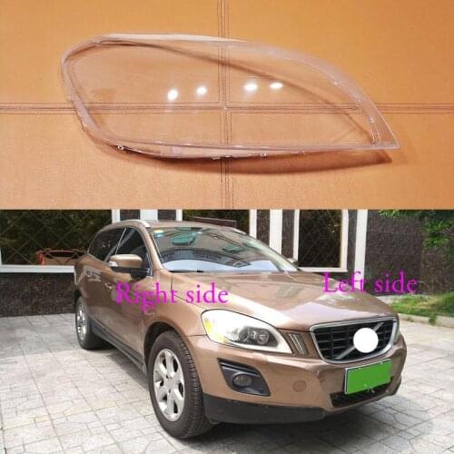 For Volvo XC60 2009 2010 2011 2012 2013 Headlight Shell Lamp Shade Transparent Cover Headlight Glass Headlamp Cover
