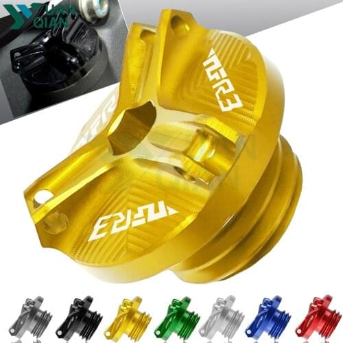 For Yamaha YZF-R3 YZFR3 yzf-r3 yzfr3 Motorcycle M20*2.5 Engine Oil Filter Cup Plug Cover Screw moto accessories