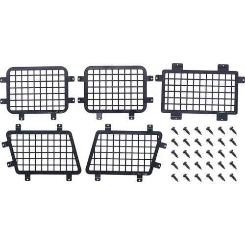 FBIL-for MN86S MN86 MN86KS MN86K MN G500 RC Car Metal Stereoscopic Window Mesh Protective Net Upgrades Accessories Parts