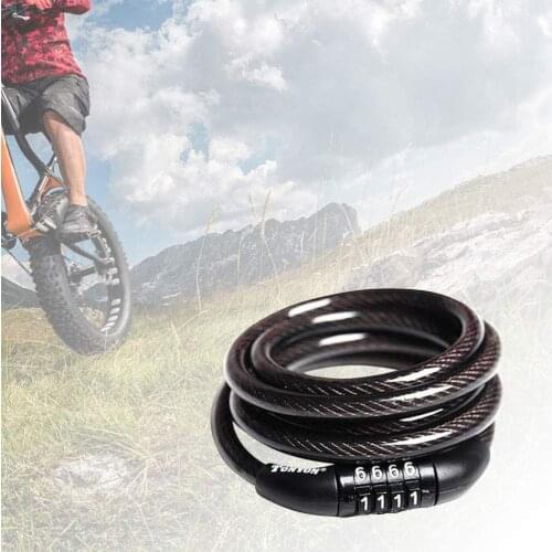 Code Password Bike Combination Lock Bike Cable Lock Tough Security Coded Steel Wiring Bicycle Safety Lock High Quality