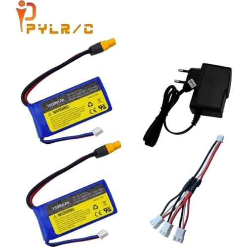 11.1v 1500mah lipo battery with charger For Udirc Udi010 Brushless Motor High-speed Rc Boat Xt60 Interface