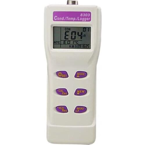 AZ8303 PH Meter Conductivity Tester 2-in-1 Temperature Logger Water Quality Tester 99 data memory