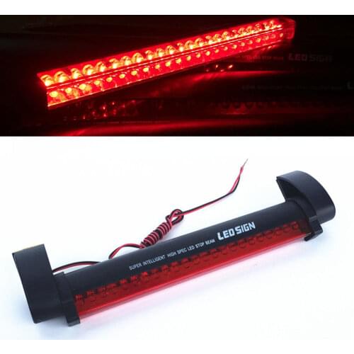 12V Red LED Car SUV Truck Rear Third Brake Parking Light Bar Center Tailgate High Mount Fog Stop Warning Lamp Source Assembly