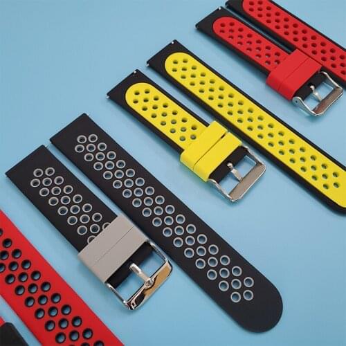 22mm strap Smart Watch Silicone Band Watchband Replaceable WristBand Bracelet Correa