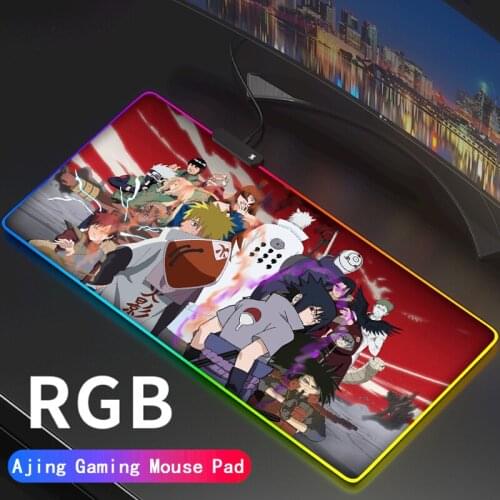 RGB Large Gaming Mouse Pad 900x400mm LED Lighting Mousepad Gamer Computer Desk Mat Pad Cartoons Gamer