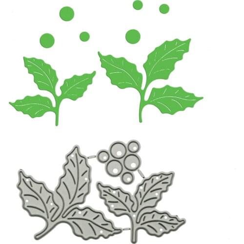 Plant Sprout Bud Pattern Metal Cutting Dies Scrapbooking Handmade Photo Album Decorating Art Work Craft Paper Cutter