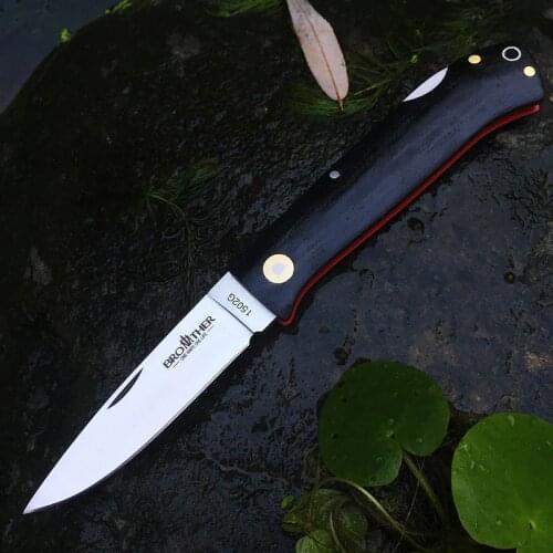 [Brother 1502G] folding knife High quality Pocket knives Tactical survival tool folder blade 440C steel EDC Collection