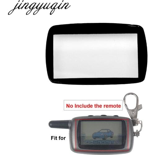 Jingyuqin Glass for Starline A6/A9/A8/A4 2-way LCD Remote Controller KeyChain Glass Cover +Double Sides Adhesive Tape