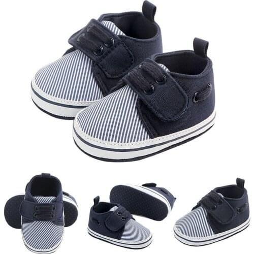 Vintage Baby Shoes Non-Slip Newborn Infant T-tied First Walkers Baby Boy Girls Toddler Lace-UP Soft Sole Shoes
