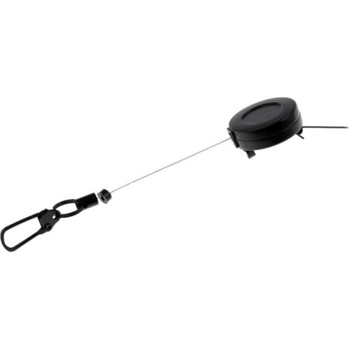 Retractable Buckle Cord Wire Fishing Zinger Key Chain Carabiner Replacement Clip Retractor Tool Fishing Connector