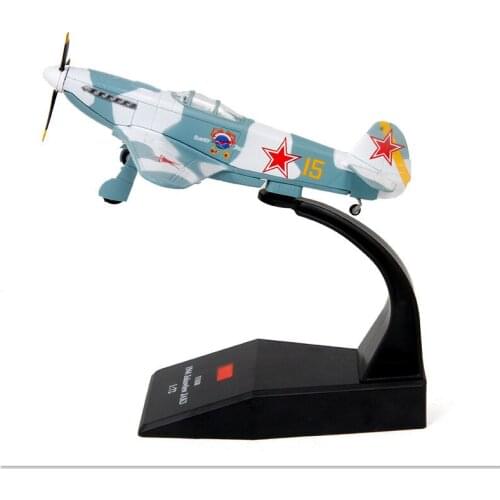 1:72 Soviet Jacques 3 fighter aircraft World War II aircraft model alloy finished military ornaments Yak-3A15 gift collectibles