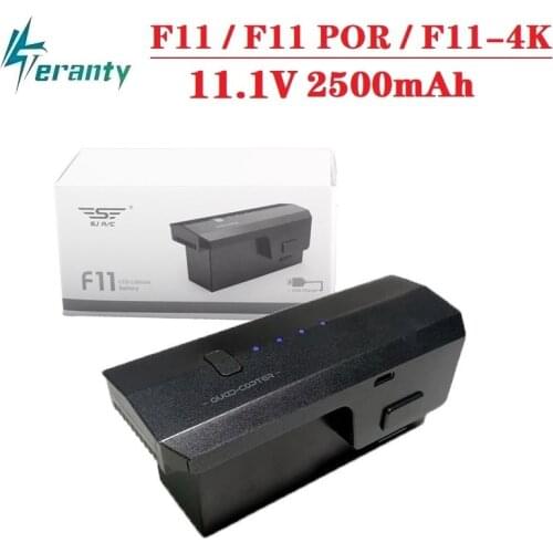 1PCS 11.1 V 2500mAh Lipo battery for SJ R/C/SJRC F11/F11 PRO/F11-4K Drone 5G Wifi GPS FPV Quadcopter spare parts RC Drone