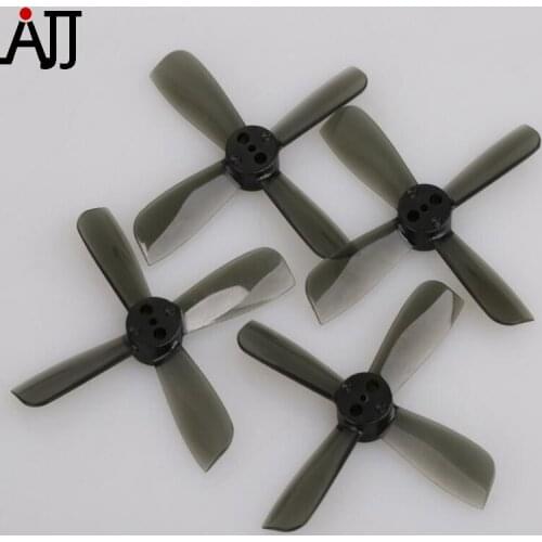 10Pairs RCTIMER 2x3.5'' 2035 4-Blades Bullnose Propeller CW CCW Props RCT2035 Transparent Black Pro
