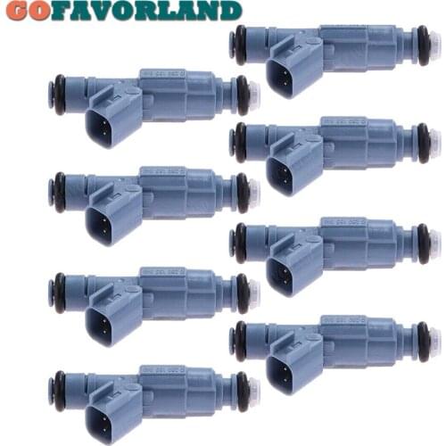 8Pcs Upgrade Fuel Injectors 0280155849 For Dodge Ram 1500 4.7l 2002-2007 For Chrysler Aspen 2007 For Jeep Commander 2006-2007