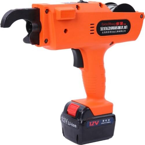 Automatic Rebar Bundling Machine Cordless Lithium Bundling Machine Handheld 12V Steel Bar Machine
